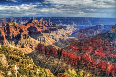 A linda da paisagem do Grand Canyon, Arizona (Estados Unidos)
